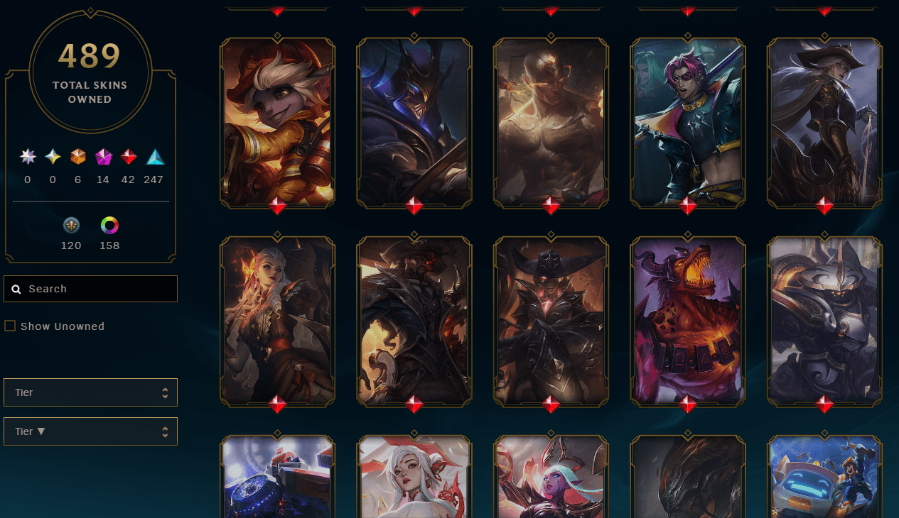 Master Peak | 173 Champions | 489 Skins | 42 Legendary Skins | Full Email - Image 2