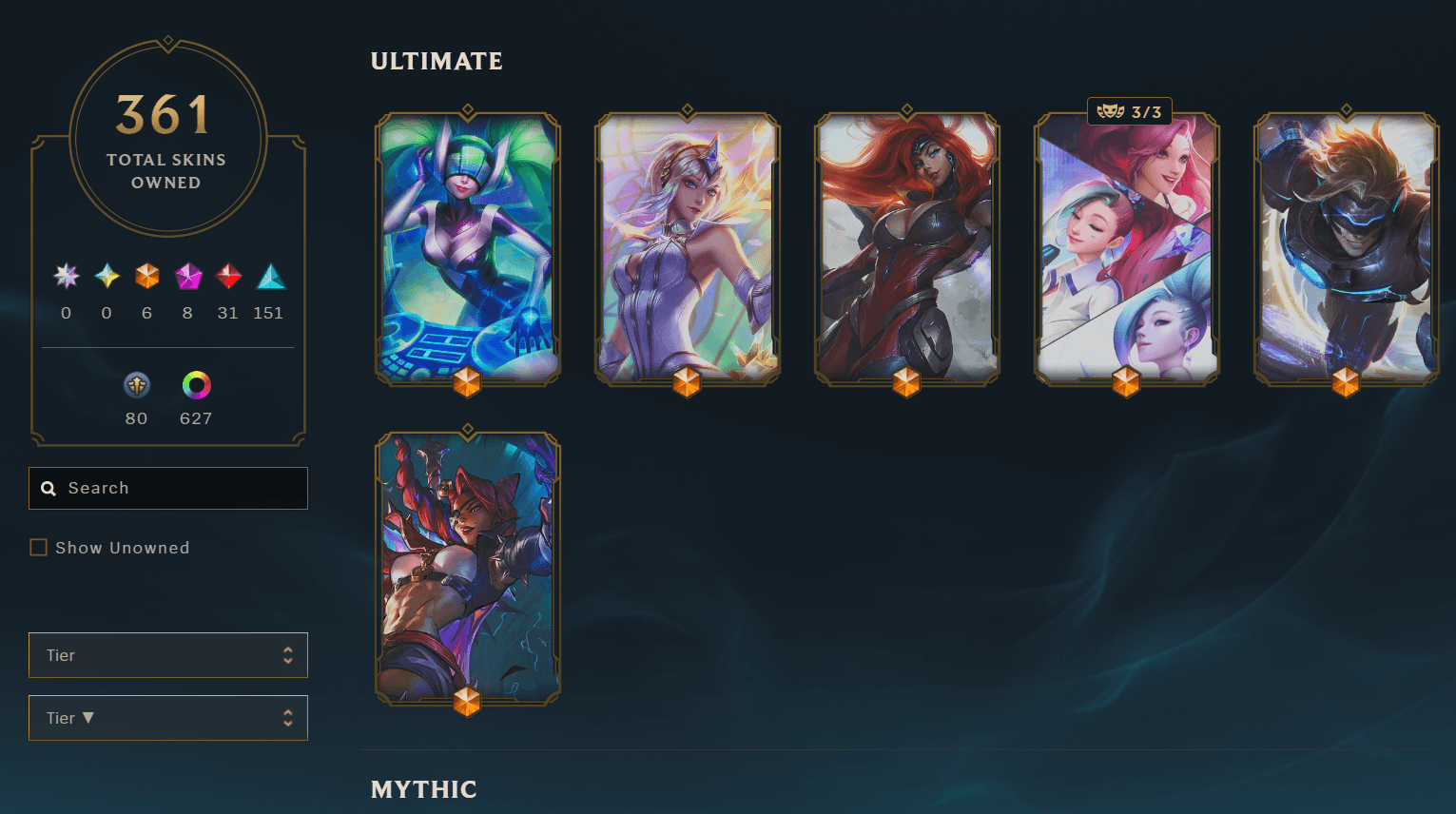 Diamond Peak | 173 Champions | 361 Skins | 31 Legendary Skins | Full Email - Image 2