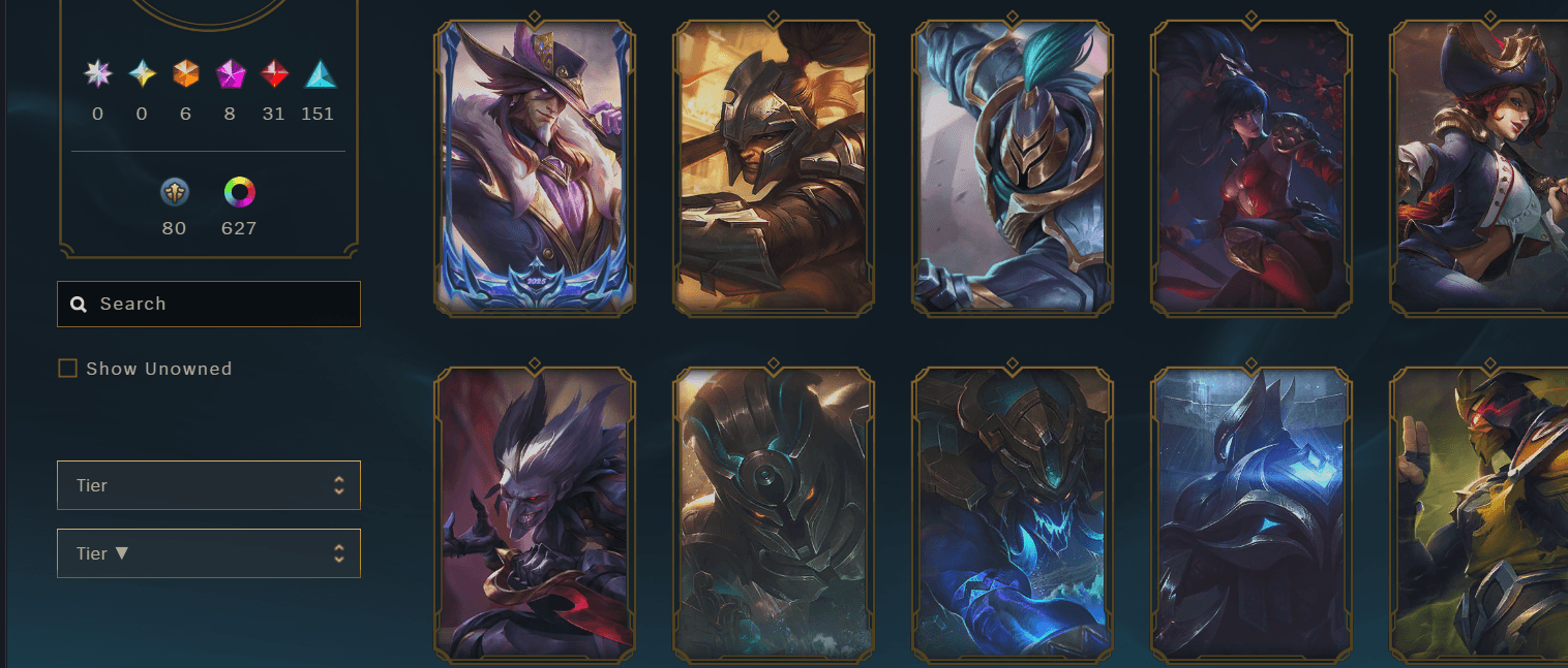Diamond Peak | 173 Champions | 361 Skins | 31 Legendary Skins | Full Email - Image 30