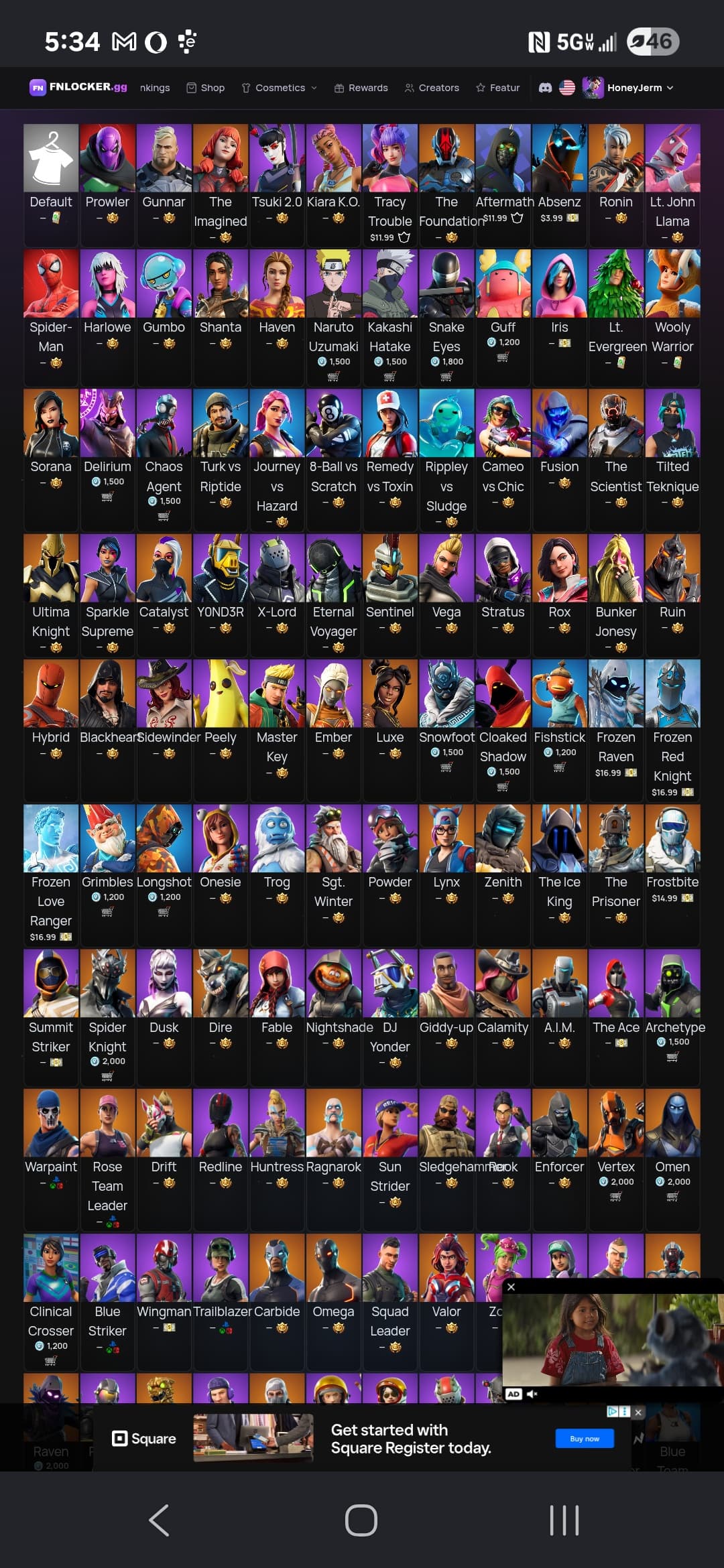 Reaper | Rogue Agent | 122 Skins | Season 3 | Level 1 - Image 1