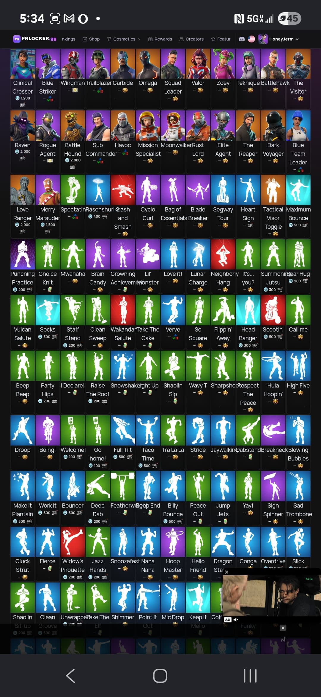 Reaper | Rogue Agent | 122 Skins | Season 3 | Level 1 - Image 2