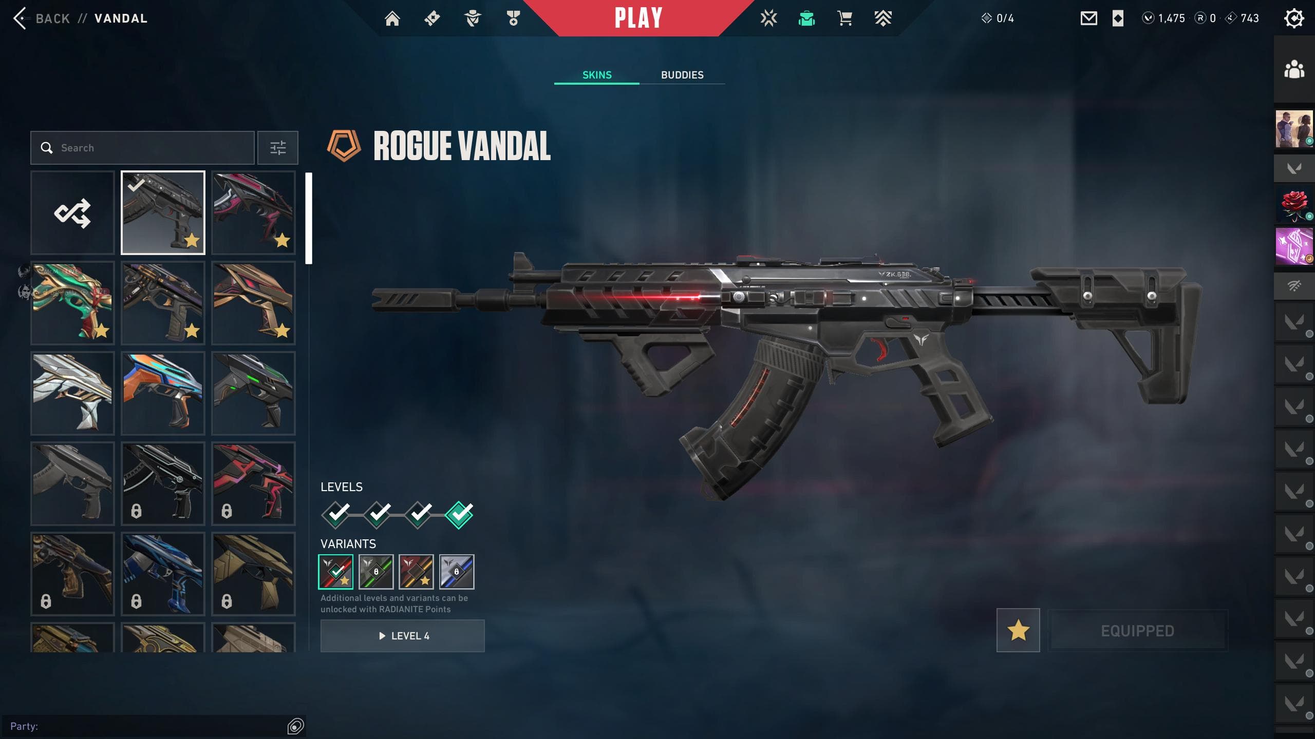 PC | Diamond Peak | Imperium Vandal | 46 Skins | Full Email - Image 1