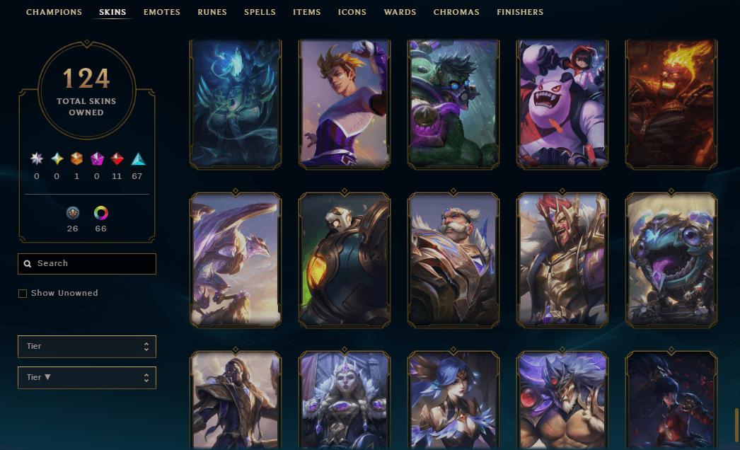 Diamond Peak | 170 Champions | 124 Skins | 11 Legendary Skins | Full Email - Image 11