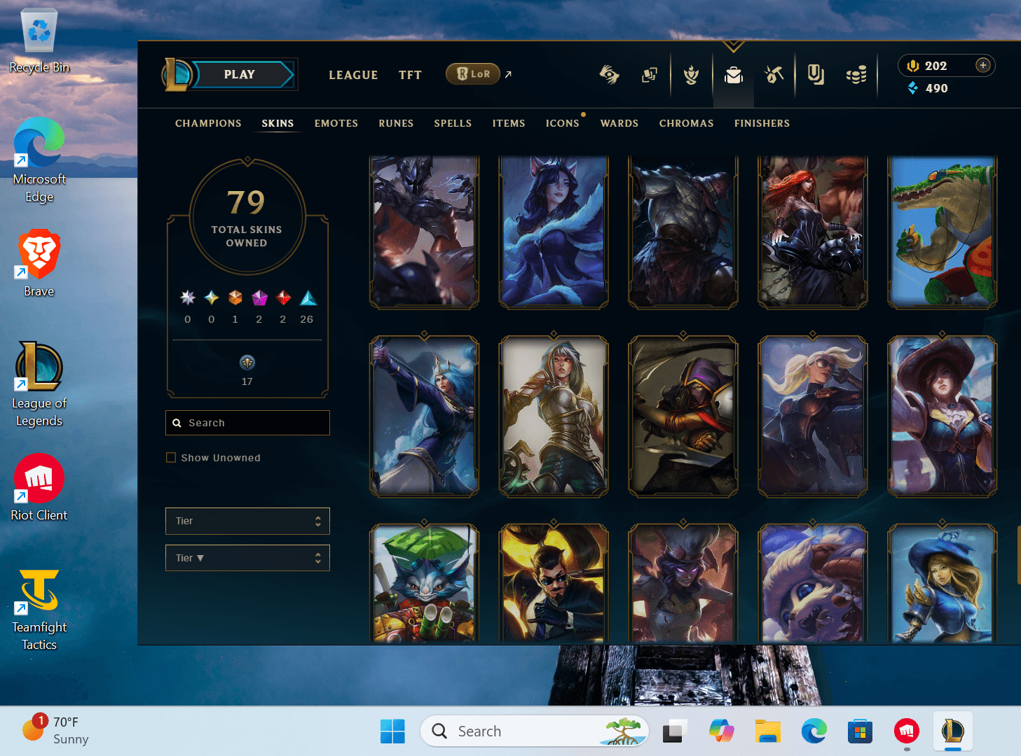 Silver Peak | 168 Champions | 58 Skins | 2 Legendary Skins - Image 2