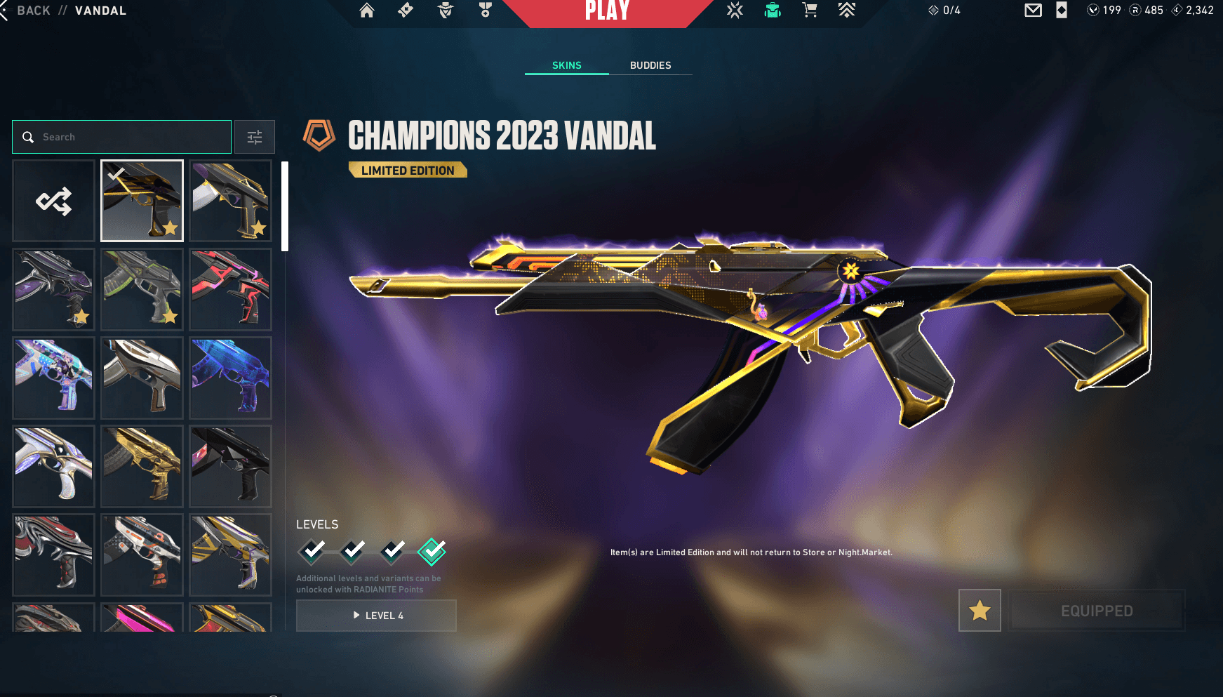 PC | Diamond Peak | Ignite Fan | Champions 2023 Vandal | 257 Skins - Image 1