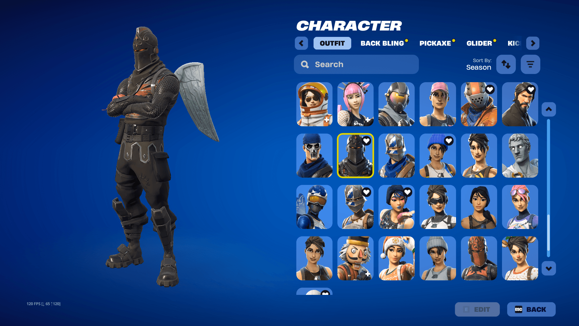 Black Knight | Reaper | 109 Skins | Season 2 | Level 1019 | Full Email - Image 2