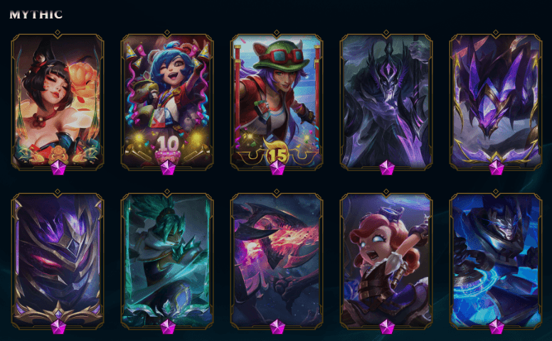 Platinum Peak | 173 Champions | 676 Skins | 55 Legendary Skins - Image 2