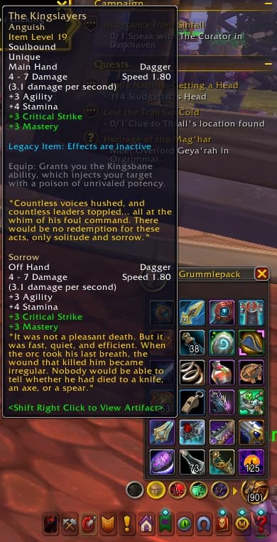 Legacy Vanity | Brutal Gladiator Rank 1 Rogue | Brutal Gladiator Nether Drake | Swift Zulian Tiger | WoD CM Weapons | Benediction / Anathema - Image 15