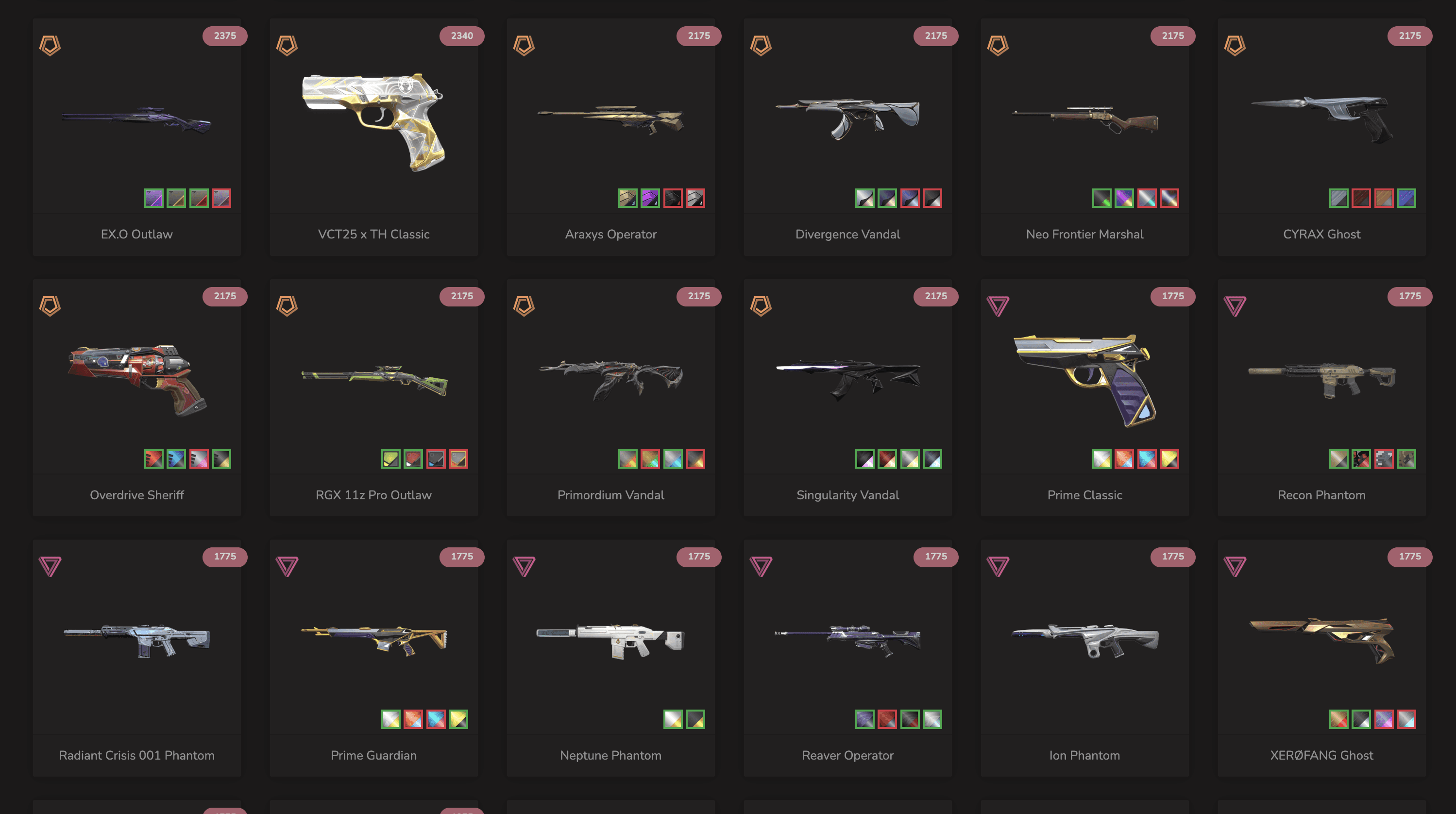 PC | Platinum Peak | Champions 2025 Butterfly Knife + Vandal | 114 Skins | Full Email - Image 3