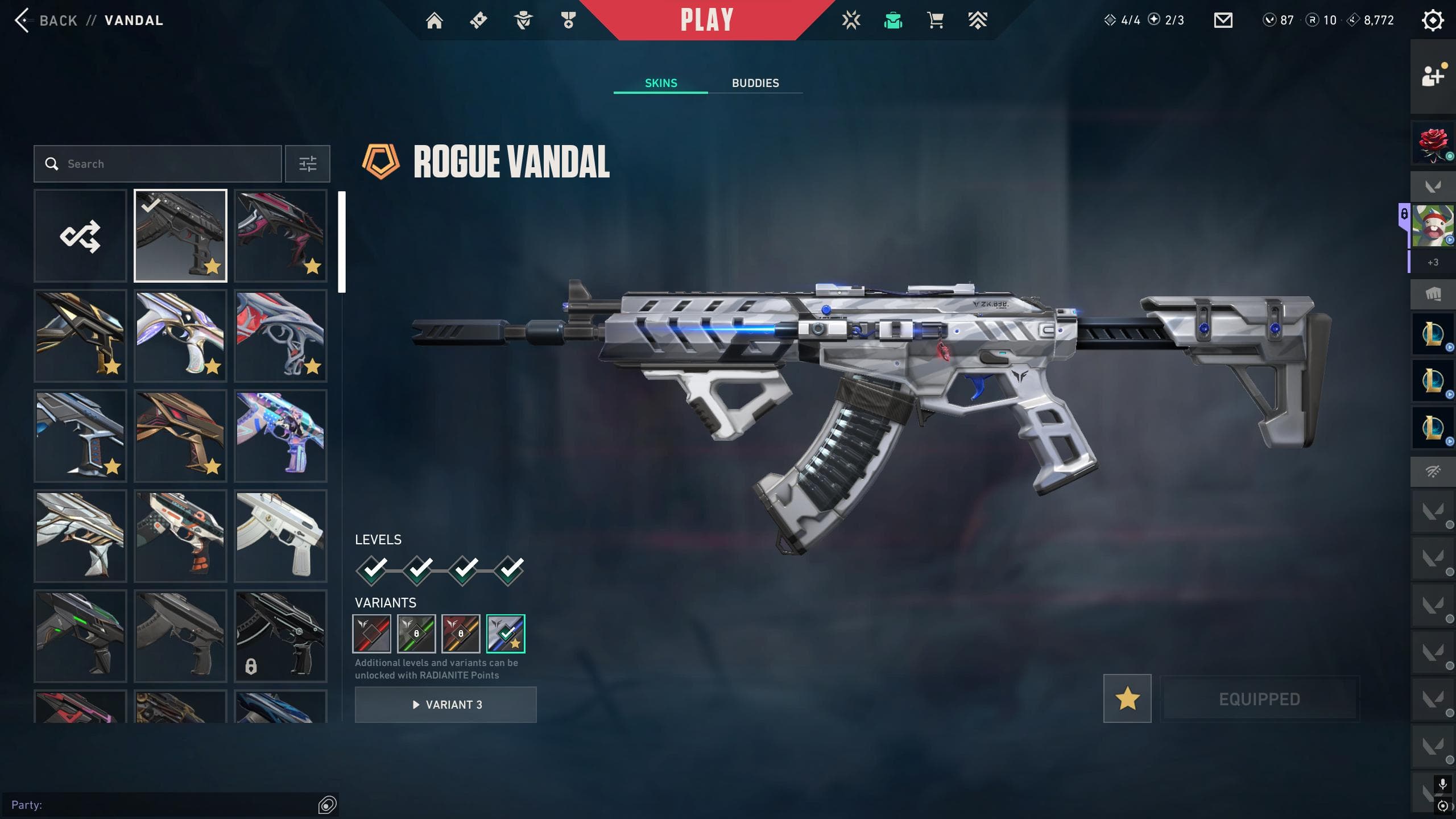 PC | Immortal Peak | Champions 2025 Butterfly Knife + Vandal | 23 Skins | Full Email - Image 1