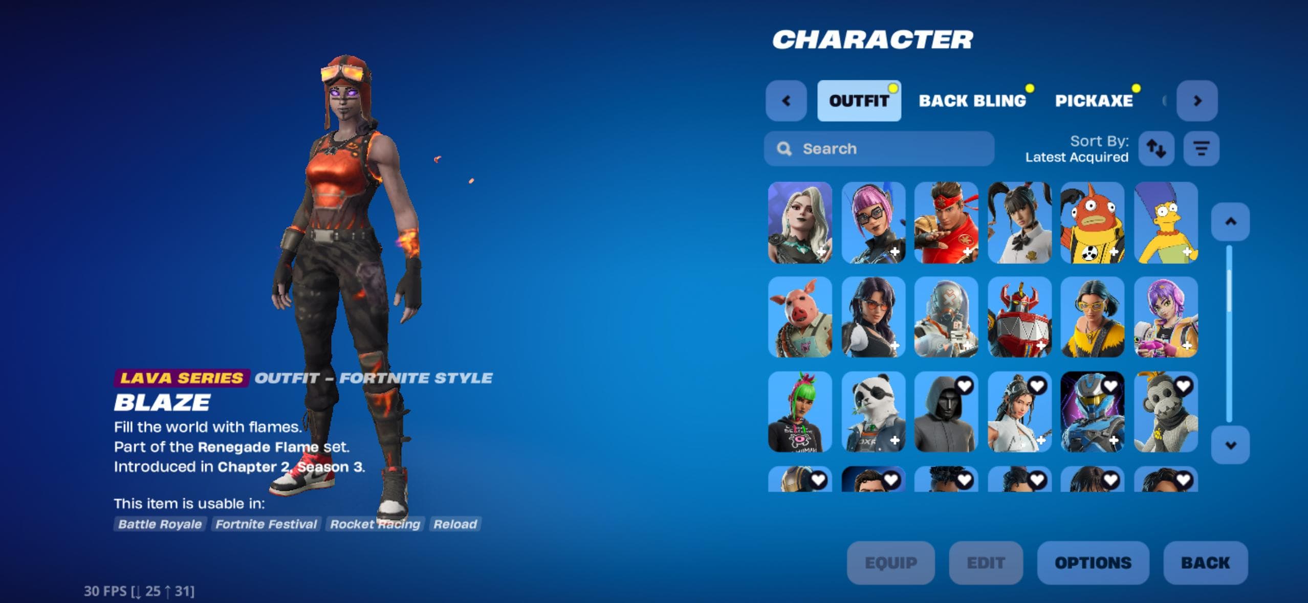 Blaze | Renegade Raider | 118 Skins | Level 2618 - Image 2