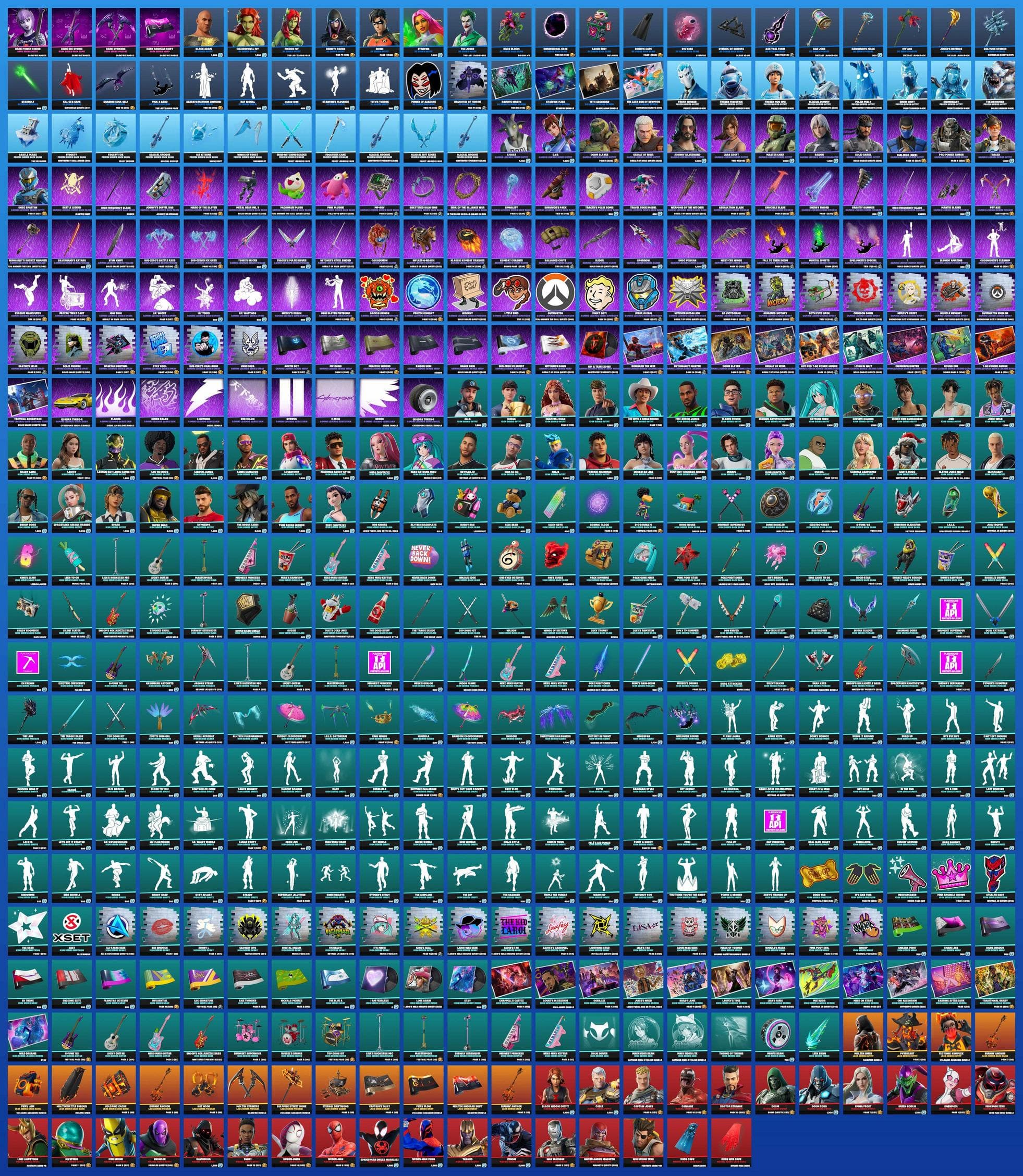 Renegade Raider | 575 Skins | Chapter 1 Season 9 | Level 4597 - Image 10