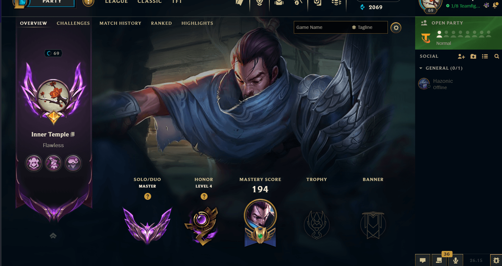Master Peak | 109 Champions | 49 Skins | 1 Legendary Skins | Full Email - Image 2
