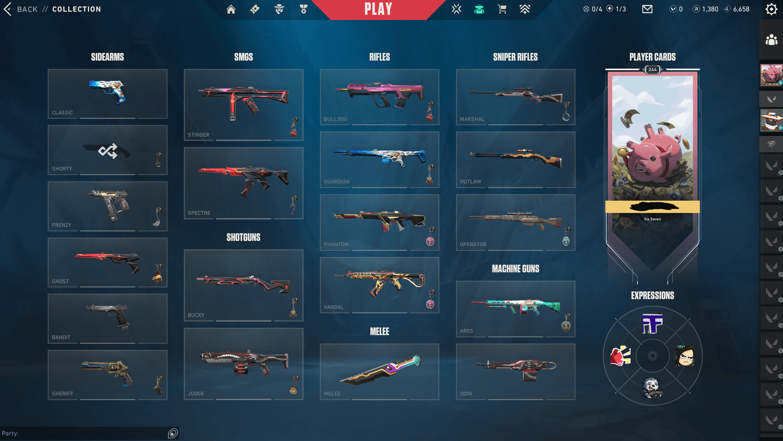 PC | Diamond Peak | Glitchpop Dagger | Champions 2022 Phantom | 53 Skins - Image 1