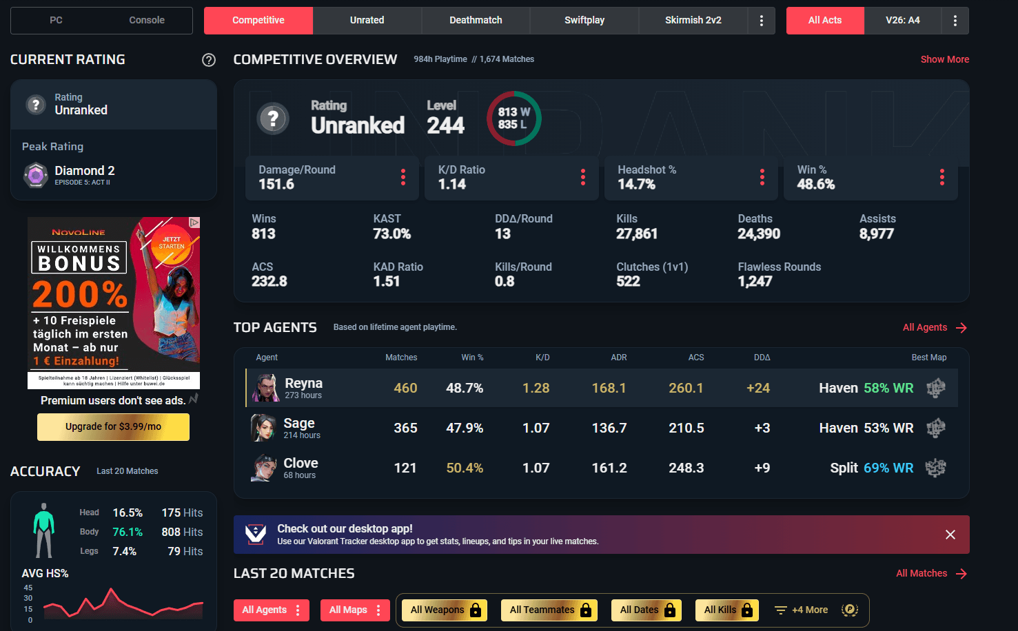 PC | Diamond Peak | Glitchpop Dagger | Champions 2022 Phantom | 53 Skins - Image 2