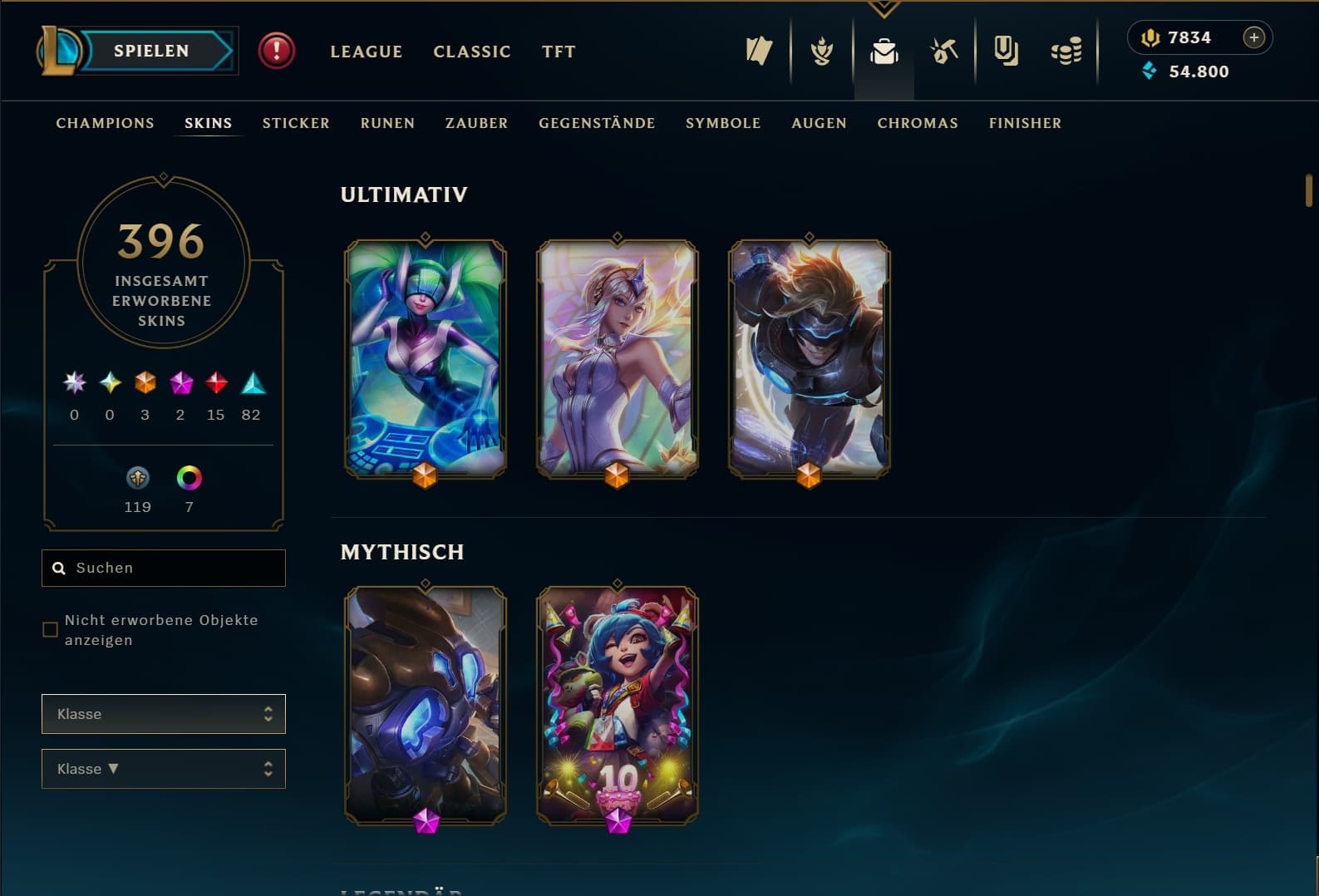 Platinum Peak | 233 Champions | 396 Skins | 15 Legendary Skins - Image 2