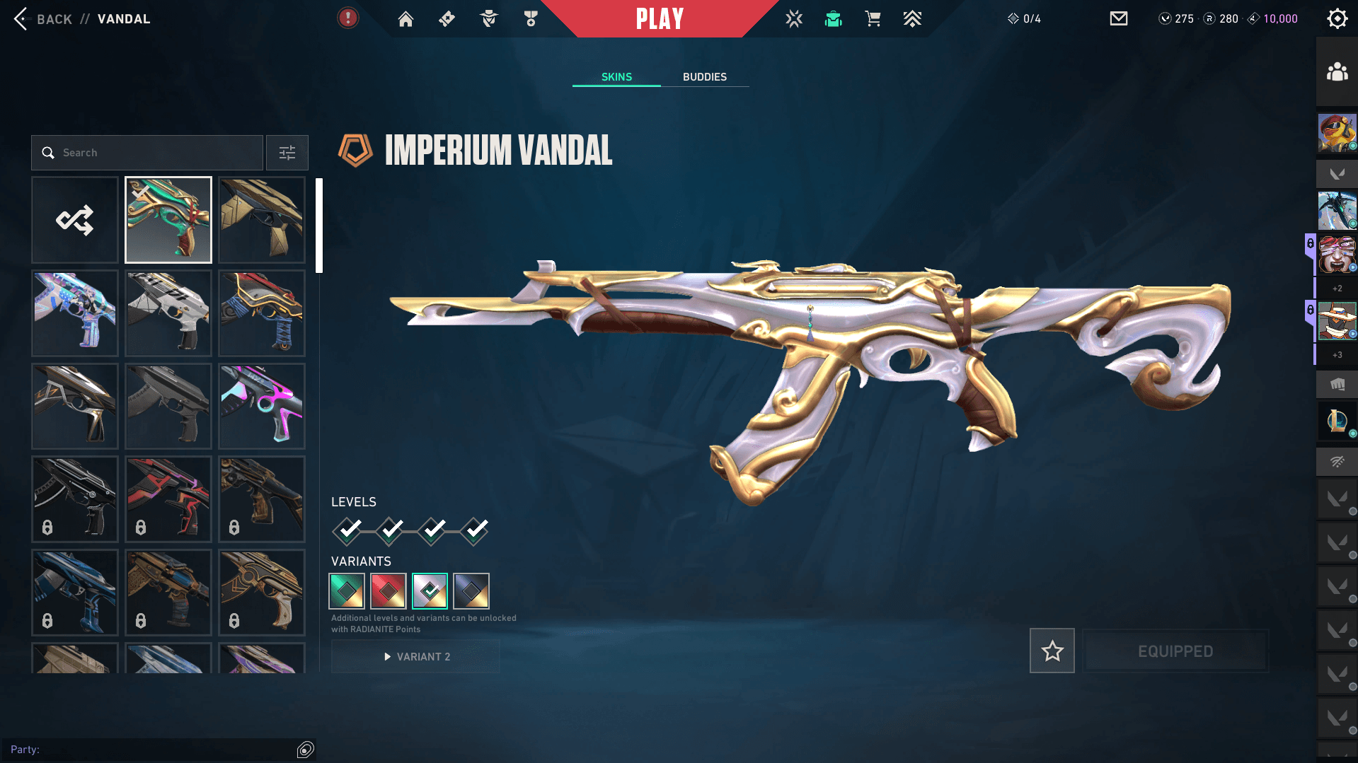 PC | Gold Peak | Araxys Vandal | 37 Skins | Full Email - Image 1