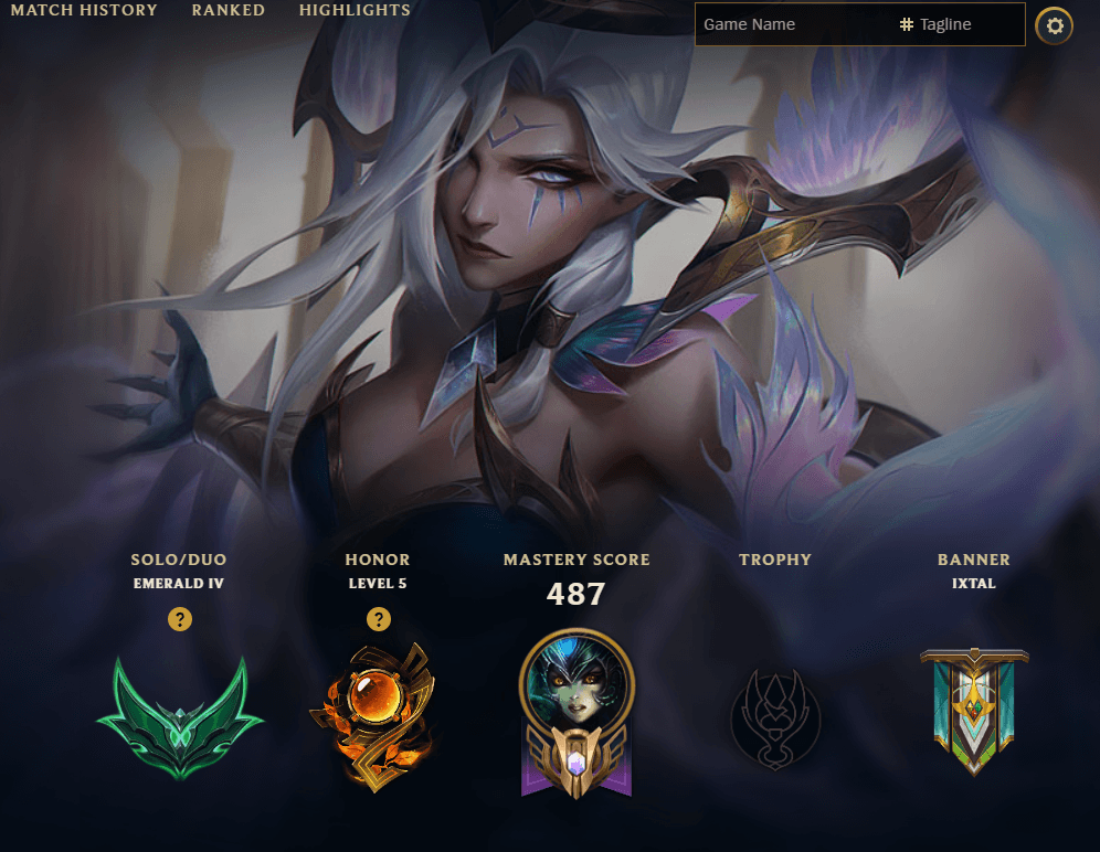 Emerald IV | 170 Champions | 331 Skins | 24 Legendary Skins | Full Email - Image 1