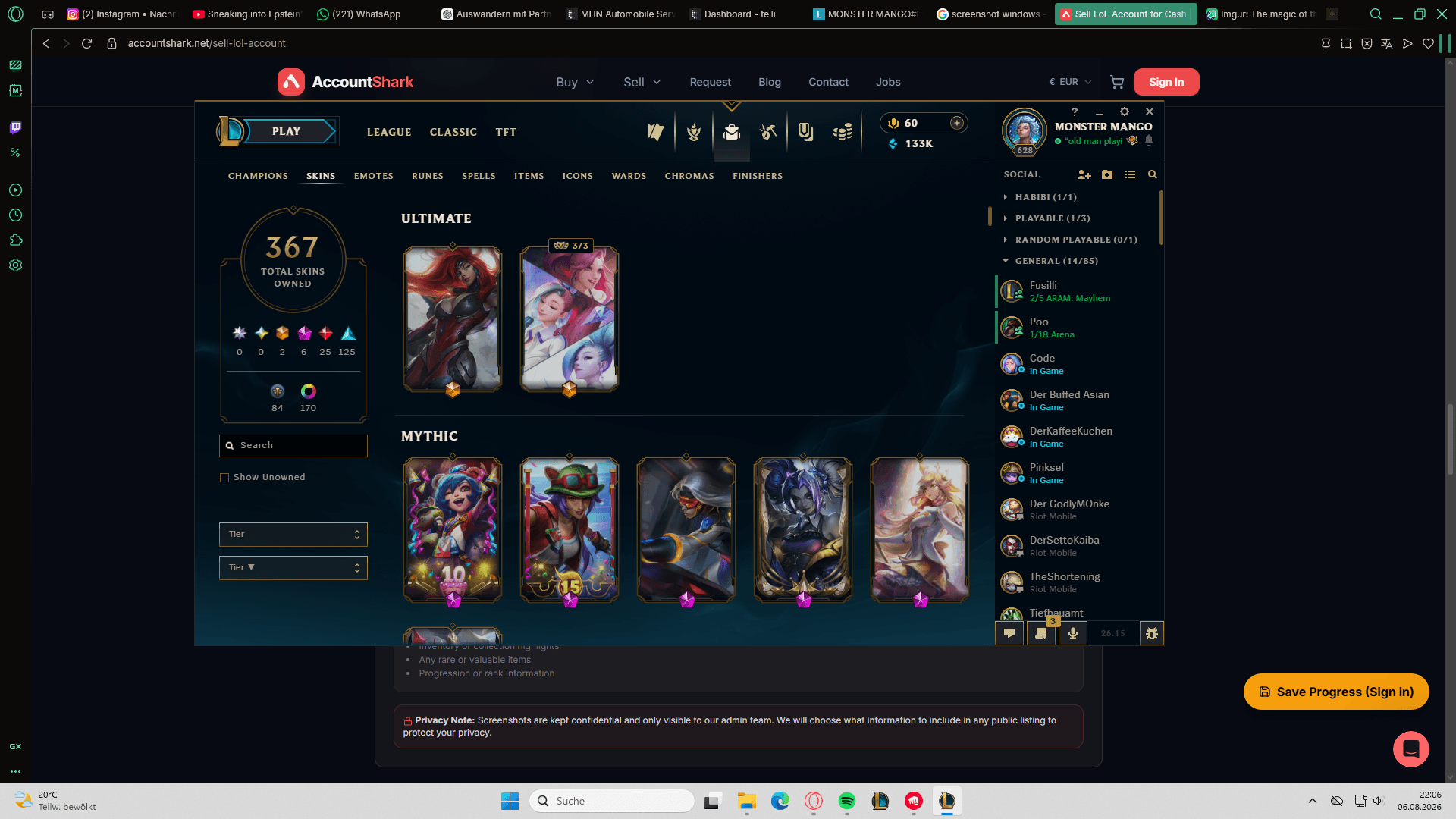 League of Legends Account - Image 1