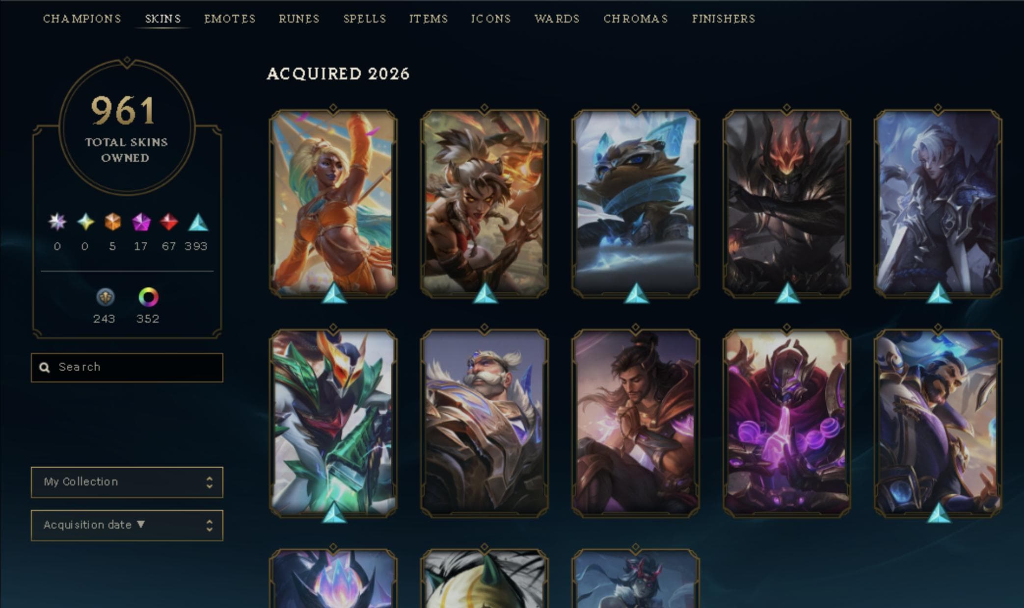 Emerald Peak | 173 Champions | 666 Skins | 67 Legendary Skins | Full Email - Image 2
