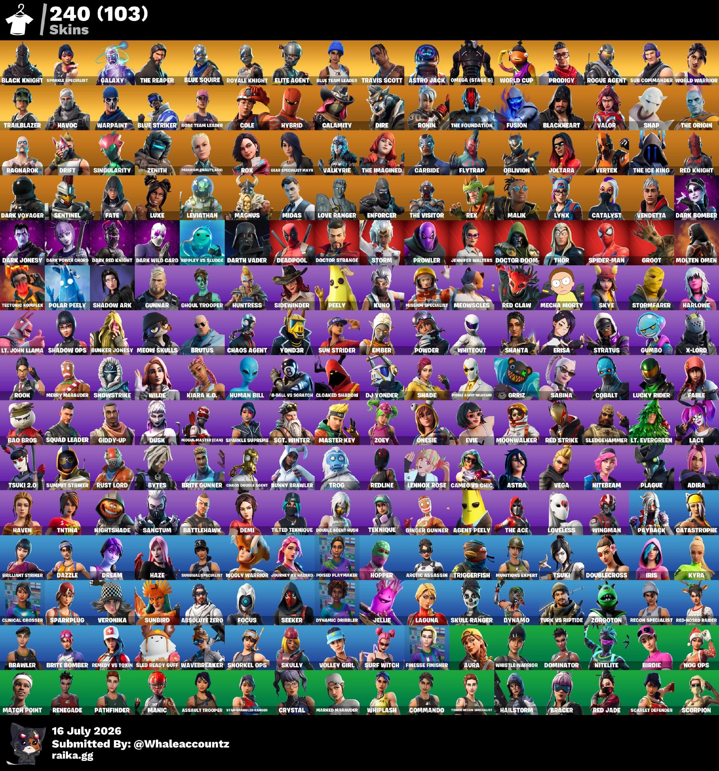 Rose Team Leader | The Reaper | 240 Skins | Season 2 | Level 1922 | Full Email - Image 1