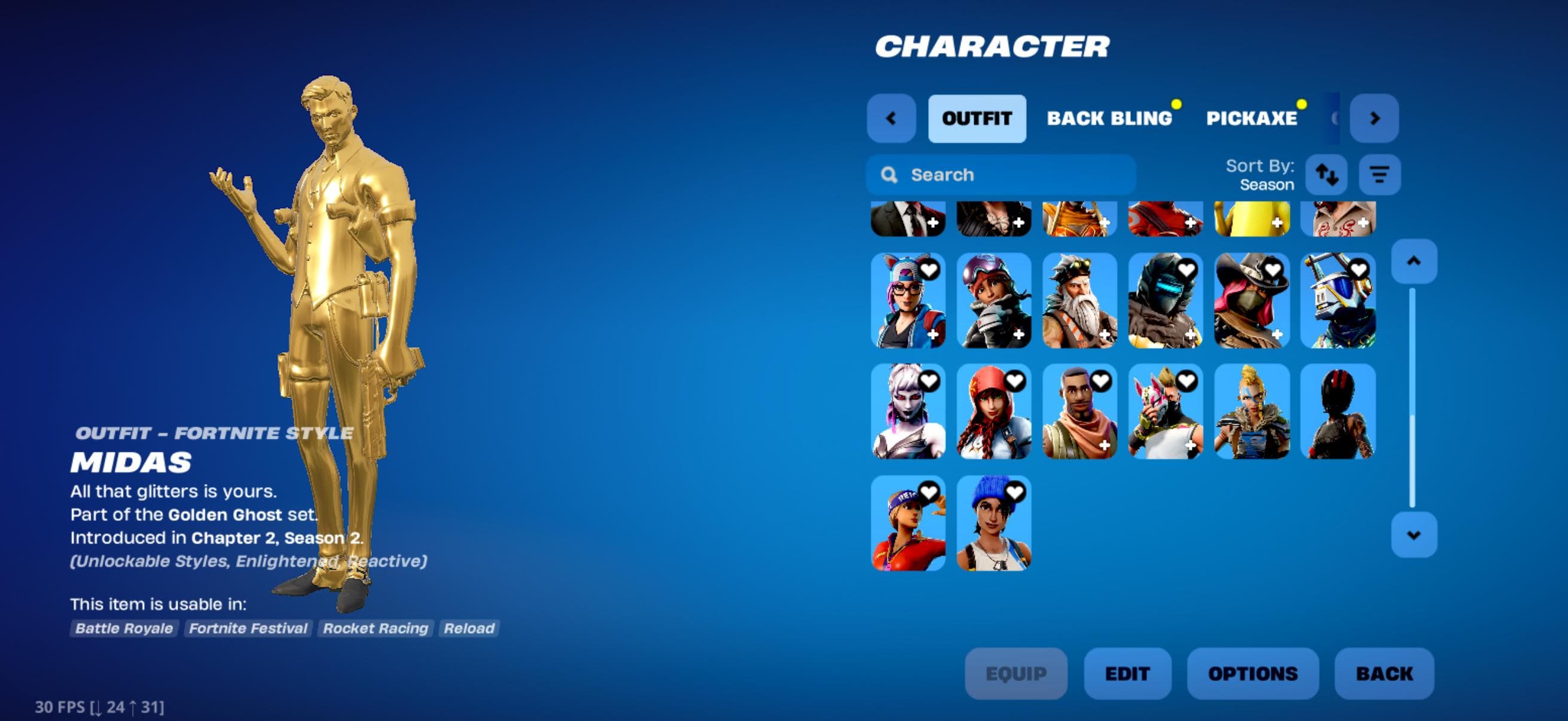 Blue Team Leader | Astro Jack | 50 Skins | Chapter 1 Season 2 | Level 1166 | Full Email - Image 1