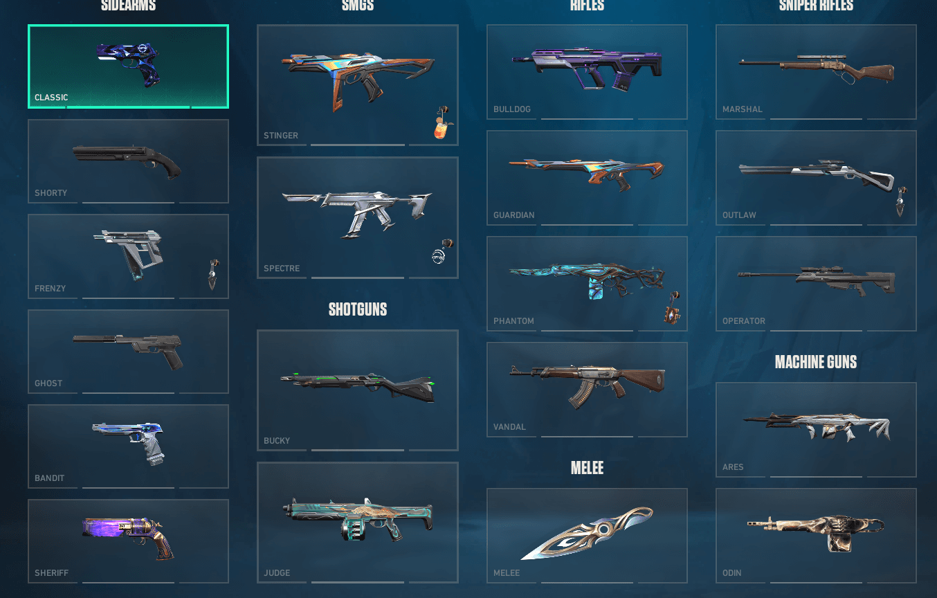 PC | Silver Peak | Mystbloom Kunai | Kuronami Vandal | 45 Skins - Image 1