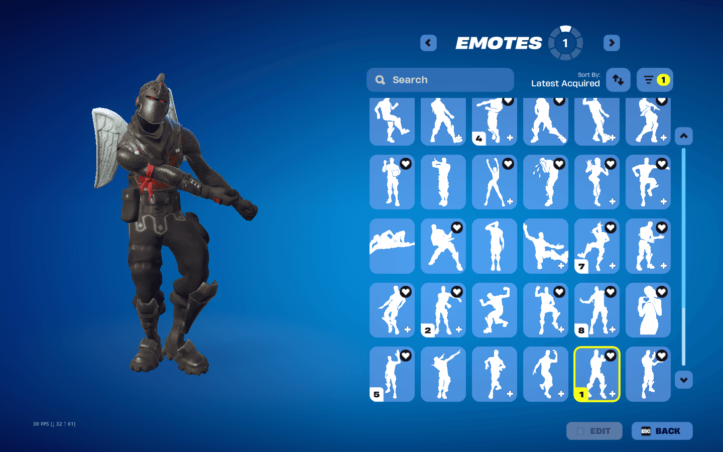 Black Knight | Carbide | 136 Skins | Chapter 1 Season 1 | Level 1250 | Full Email - Image 33