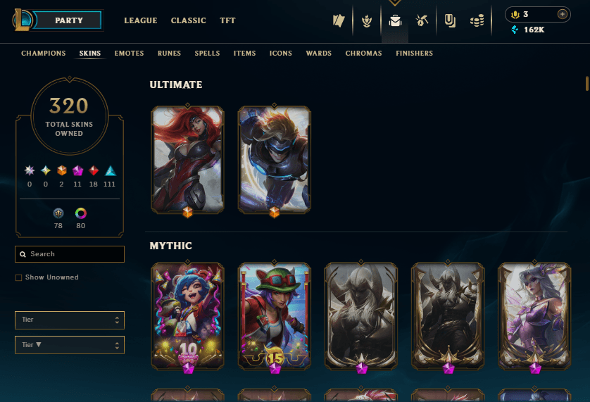 Emerald Peak | 173 Champions | 186 Skins | 18 Legendary Skins - Image 2