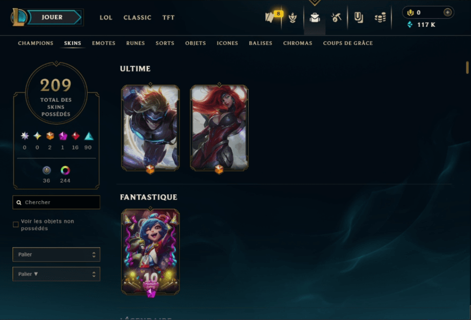 Platinum Peak | 175 Champions | 174 Skins | 16 Legendary Skins | Full Email - Image 1