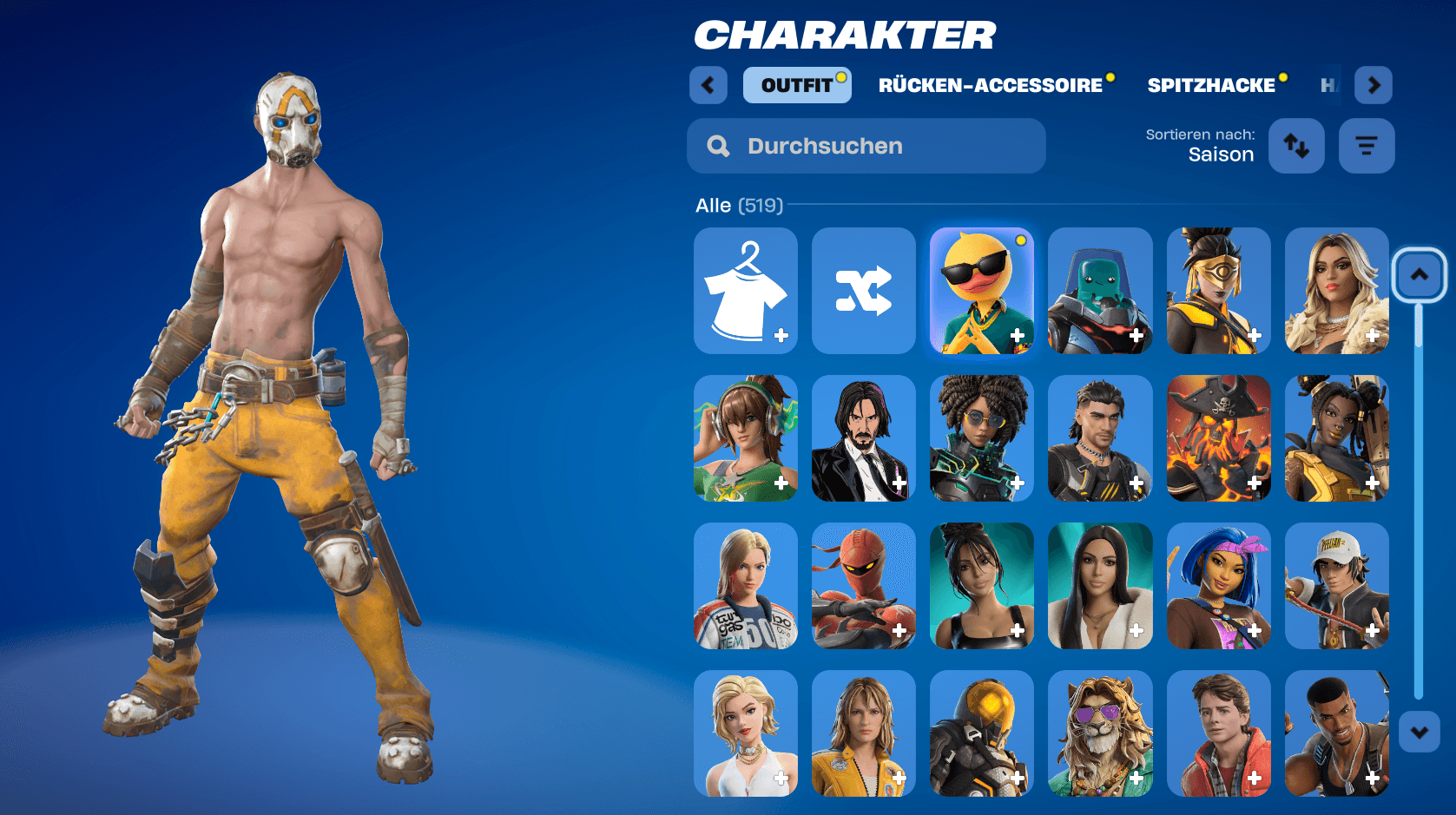 Rare Skins | Khaby Lame | 517 Skins | Chapter 3 Season 1 | Level 4730 | Full Email - Image 55