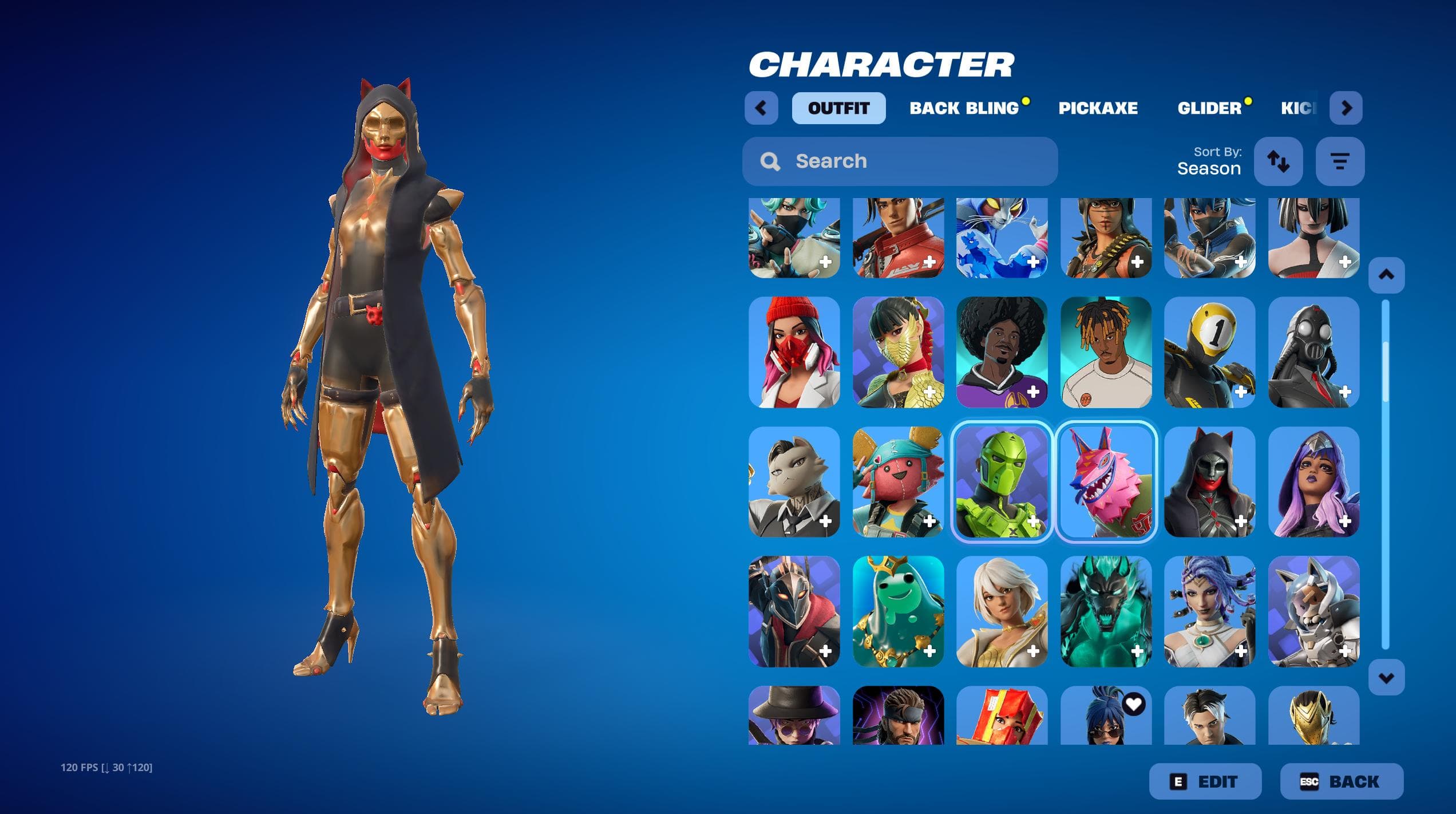 Galaxy | Coastal Catwoman | 210 Skins | Chapter 1 Season 5 | Level 2256 | Full Email - Image 2