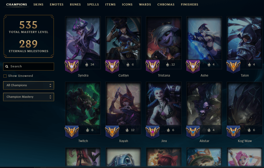 Gold Peak | 173 Champions | 53 Skins - Image 2