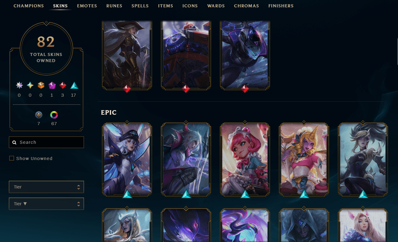 Grandmaster Peak | 173 Champions | 29 Skins - Image 1