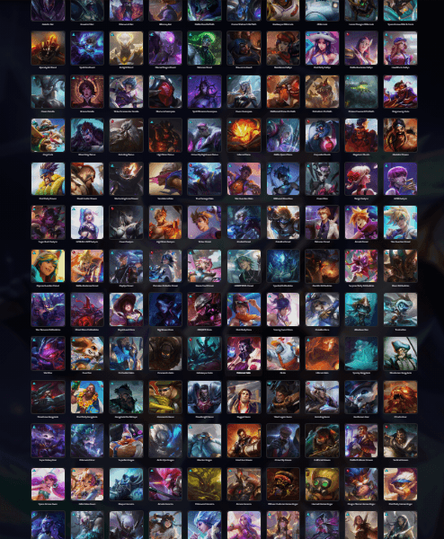 Gold Peak | 170 Champions | 559 Skins | Full Email - Image 2