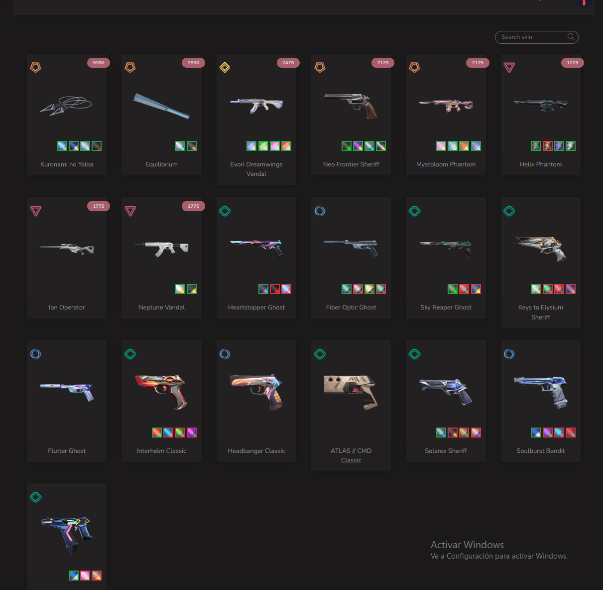 PC | Platinum Peak | Araxys Phantom | 21 Skins | Full Email - Image 1
