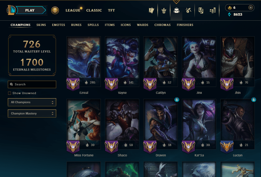 Diamond Peak | 173 Champions | 1204 Skins | 75 Legendary Skins | Full Email - Image 2