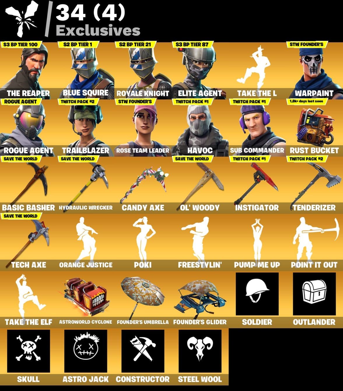 The Reaper | Elite Agent | 156 Skins | Season 2 | Level 2802 | Full Email - Image 6