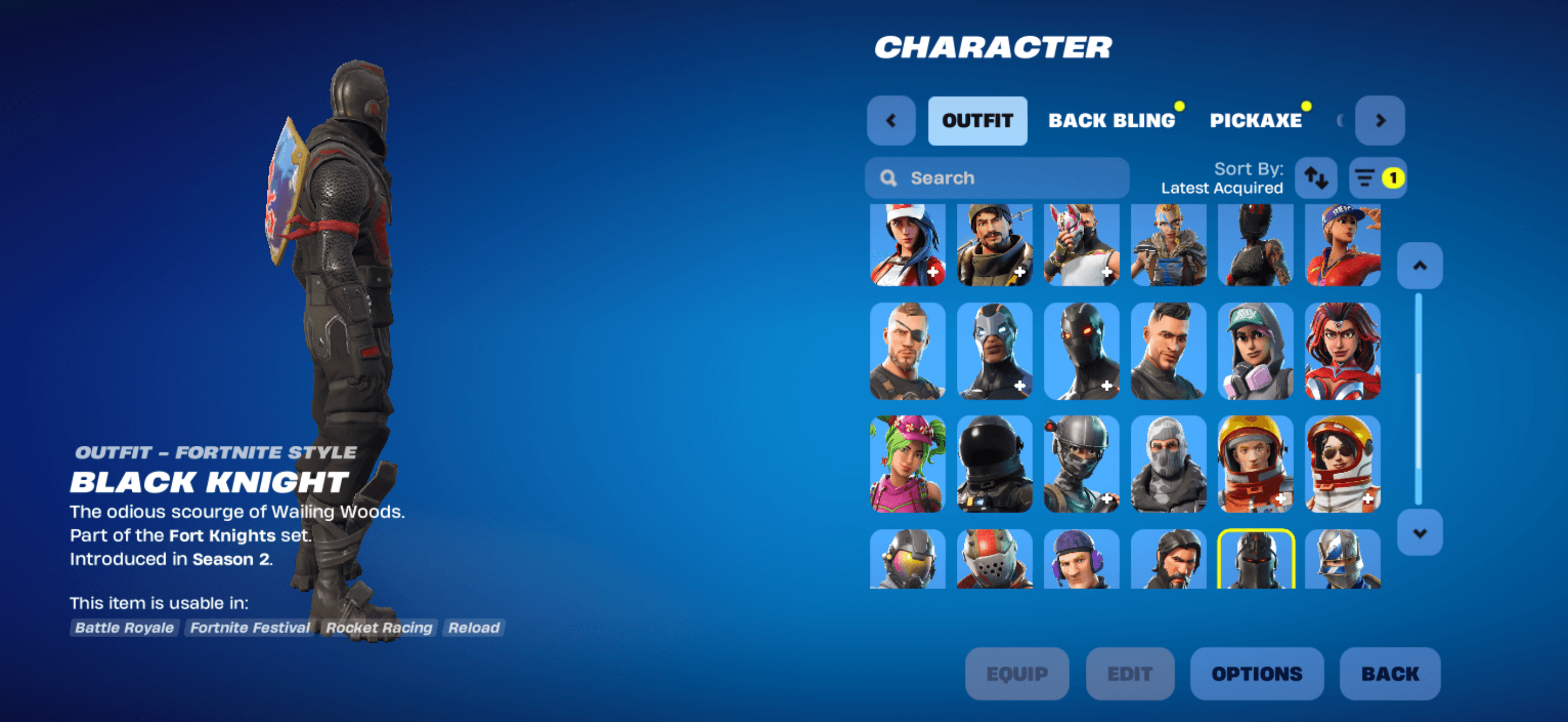 Black Knight | The Reaper | 43 Skins | Level 1 - Image 2