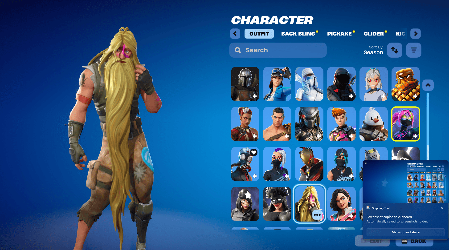 Raz | Bunker Jonesy | 144 Skins | Season 2 | Level 2000 | Full Email - Image 2