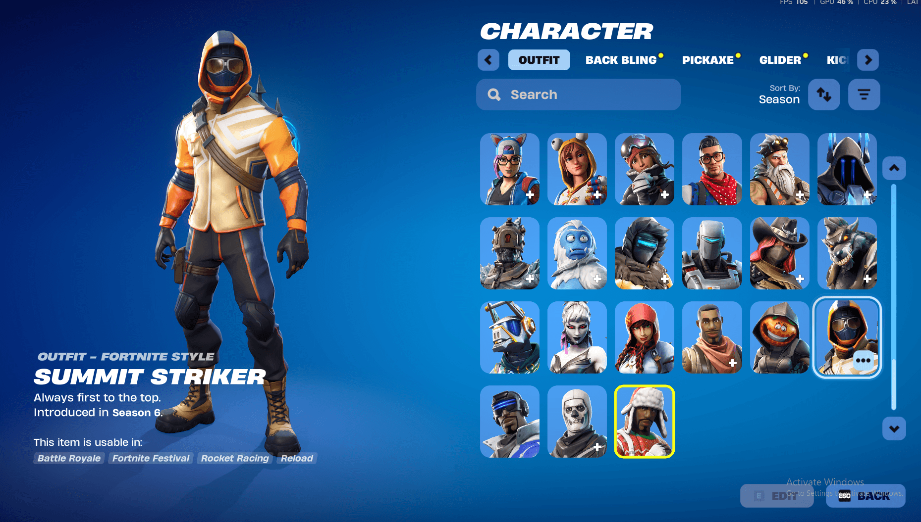 Agent Peely | Ember | 141 Skins | Level 2482 - Image 2