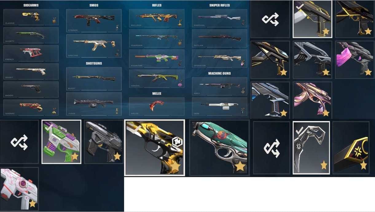 PC | Diamond Peak | Champions 2023 Kunai + Vandal | 28 Skins | Full Email