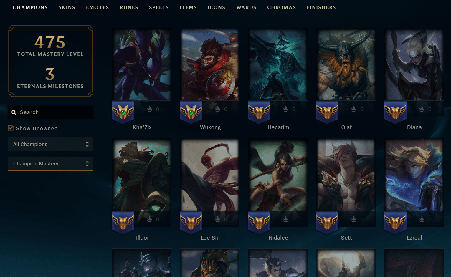Platinum Peak | 173 Champions | 287 Skins | 17 Legendary Skins - Image 2