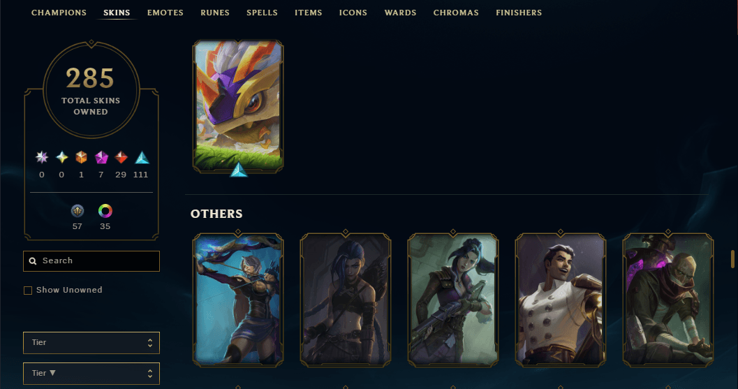Platinum Peak | 170 Champions | 7 Legendary Skins | Full Email - Image 2