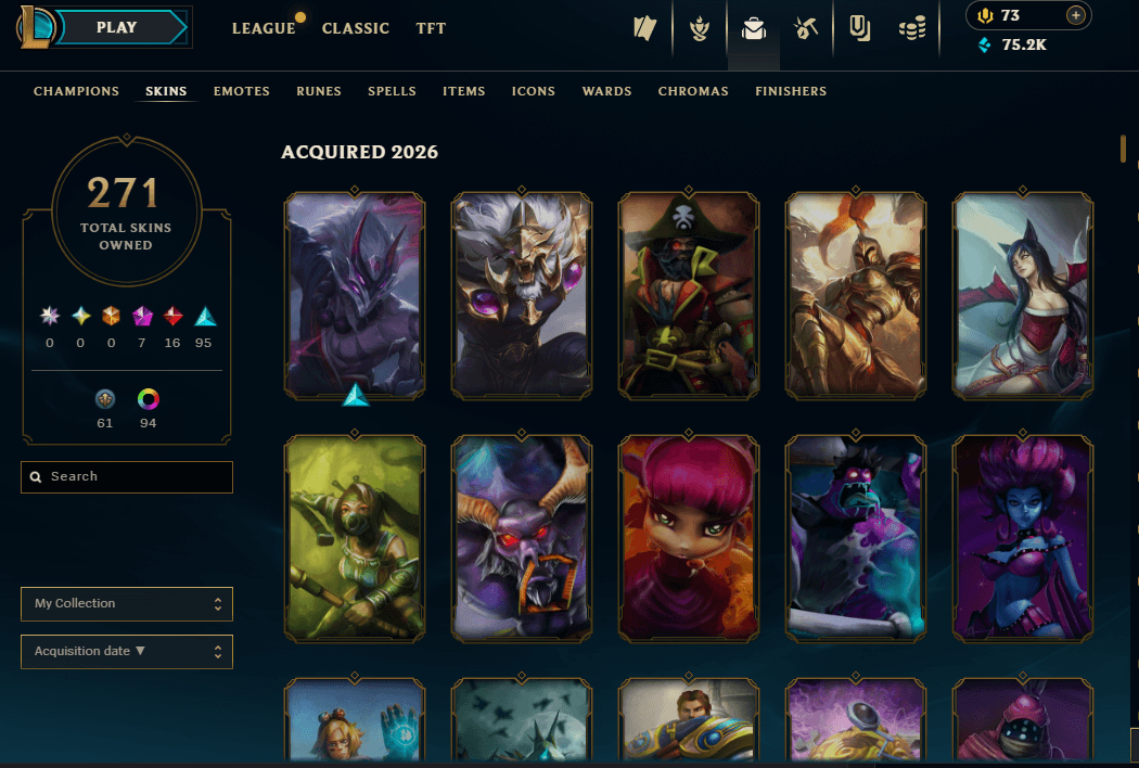 Master Peak | 173 Champions | 156 Skins | Full Email - Image 2