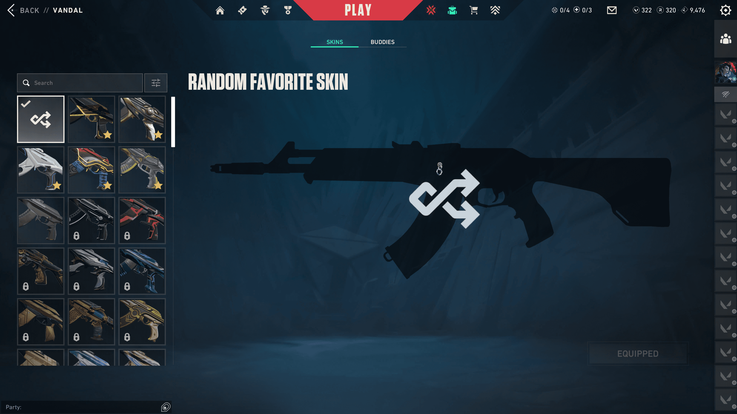 PC | Gold Peak | Recon Balisong | Champions 2023 Vandal | 31 Skins | Full Email - Image 9