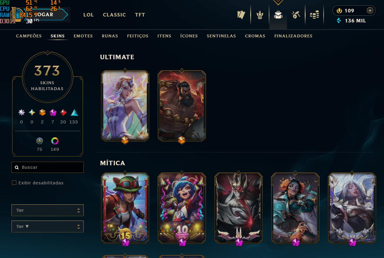 Master Peak | 172 Champions | 373 Skins | 19 Legendary Skins | Full Email - Image 2