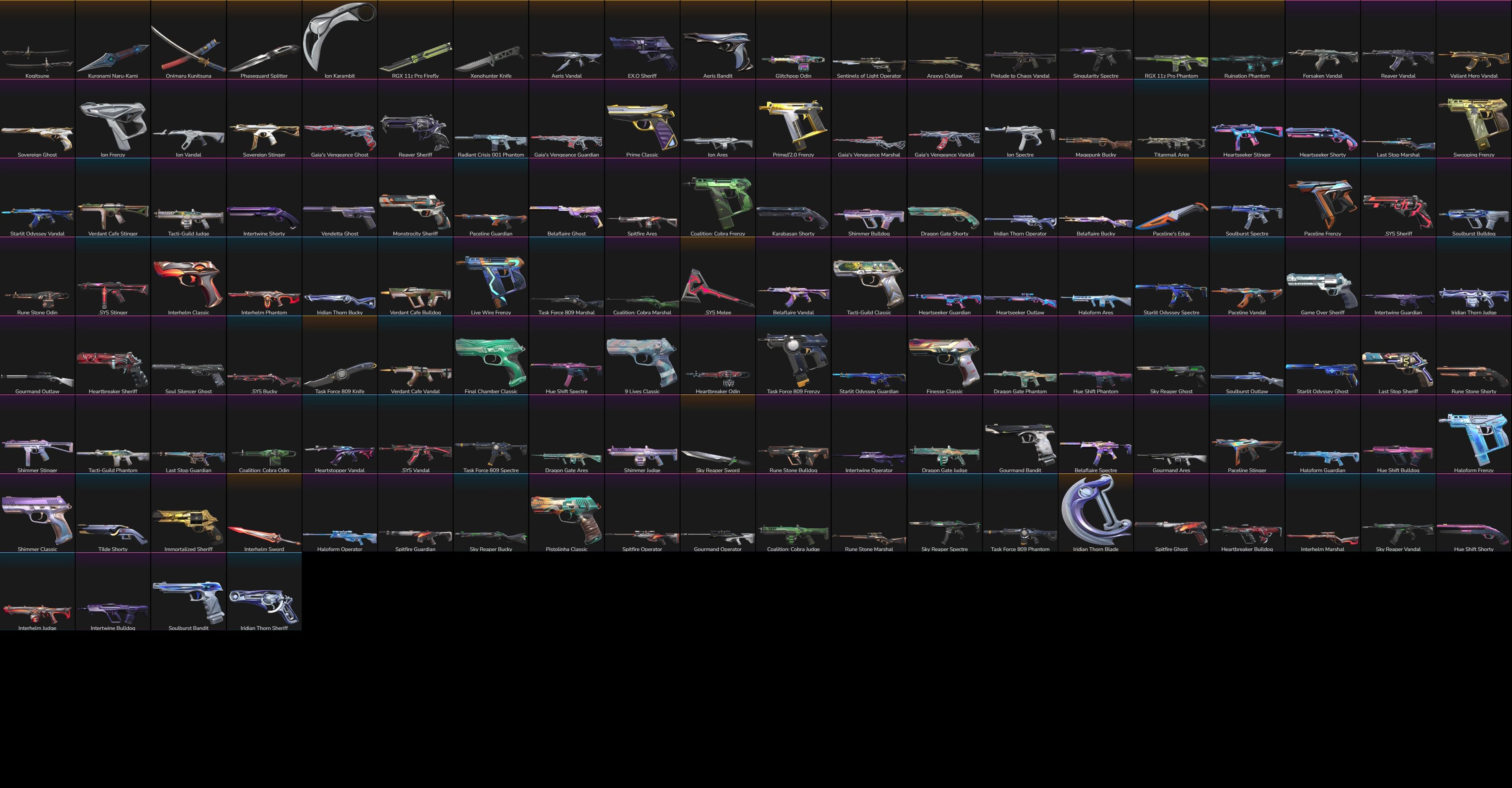 PC | Diamond Peak | Onimaru Kunitsuna | Forsaken Vandal | 141 Skins