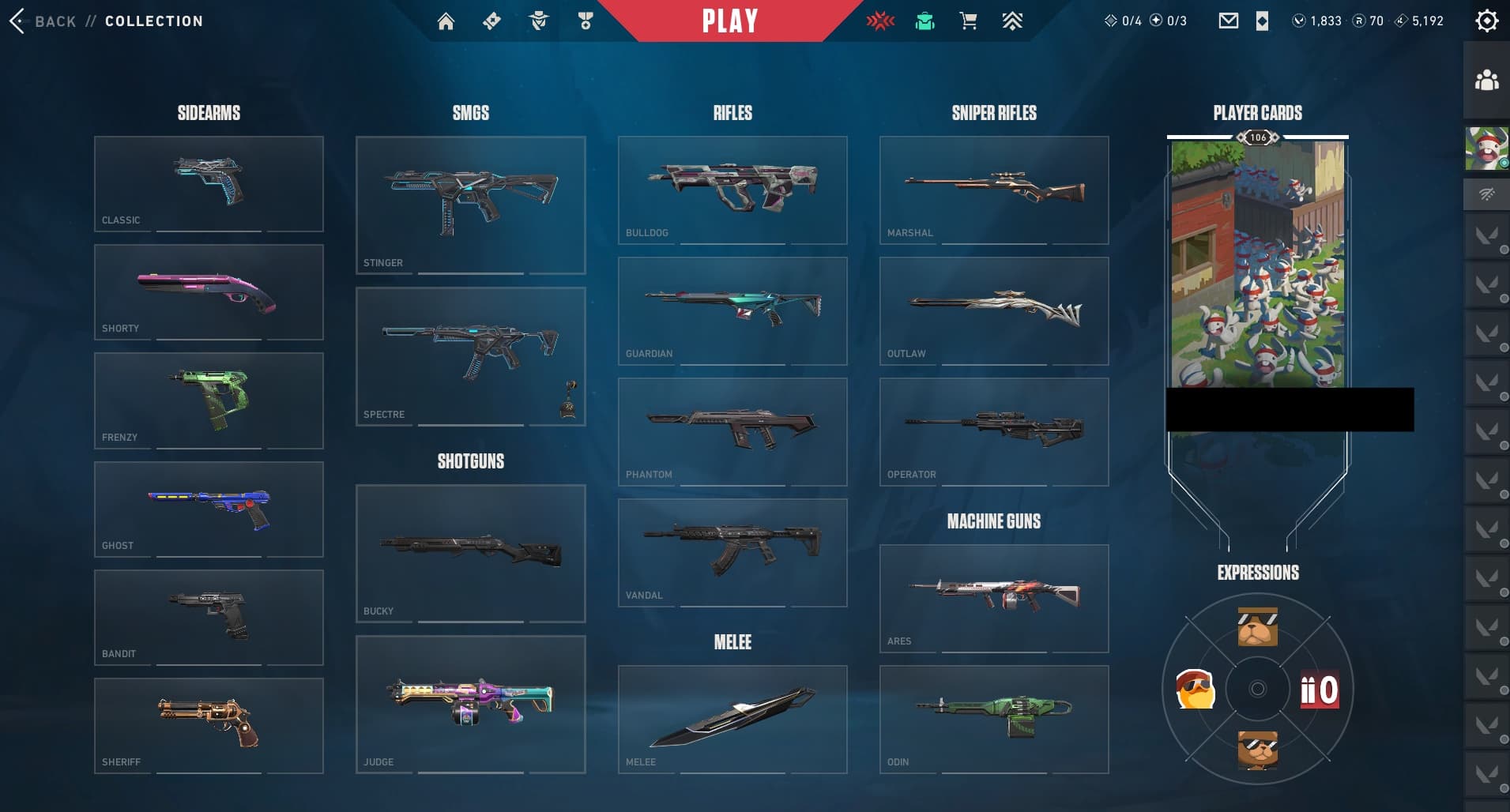 PC | Diamond Peak | Champions 2023 Kunai + Vandal | 25 Skins - Image 1