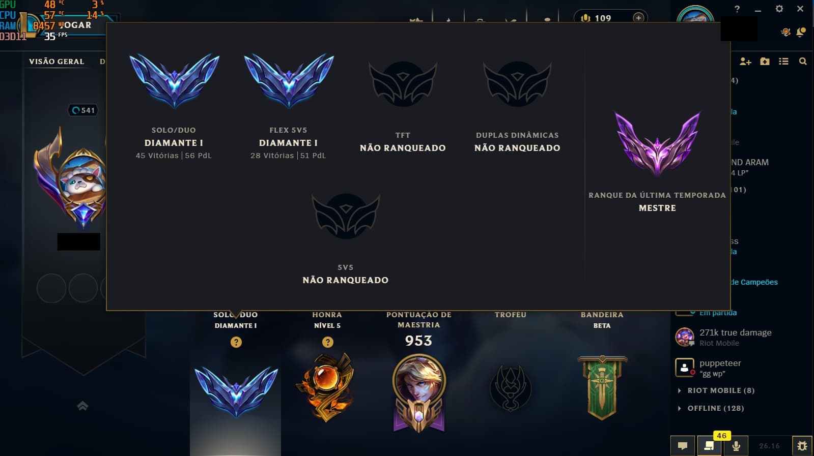 Master Peak | 172 Champions | 373 Skins | 19 Legendary Skins | Full Email - Image 1